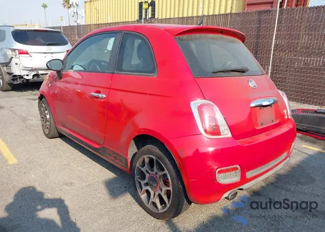2013 Fiat 500 Sport из США, поврежденный, VIN 3C3CFFBR8DT661153